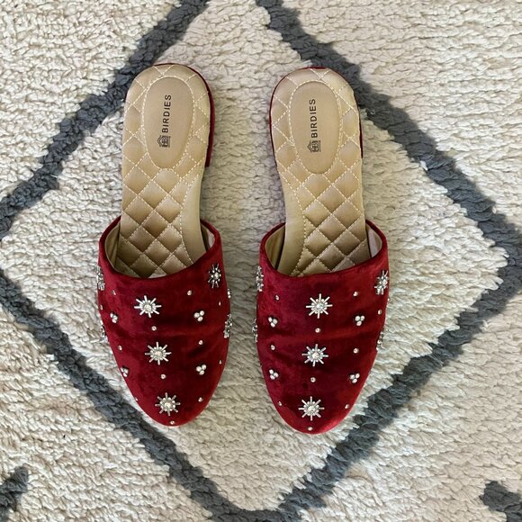 Birdies Slippers in Burgundy Crystal US 6.5 *RARE* - Picture 3 of 6